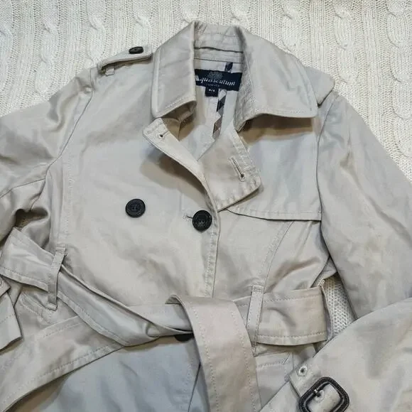 Aquascutum Junior Trench Coat sz 4/5 - Picture 13 of 13